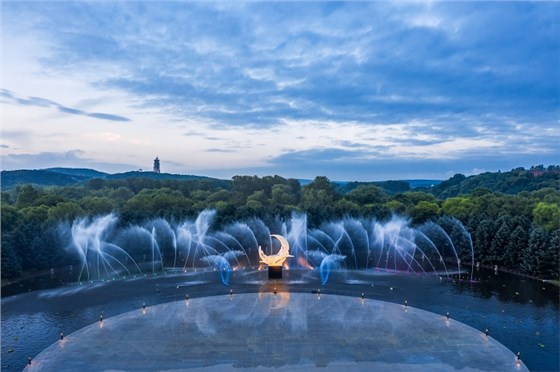 城市夜景燈光照明