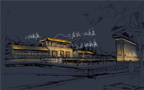 古建筑亮化設(shè)計 