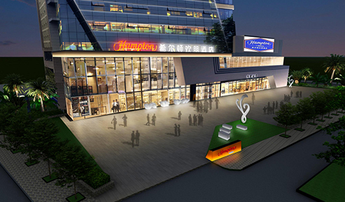 都江堰歡朋酒店照明設計