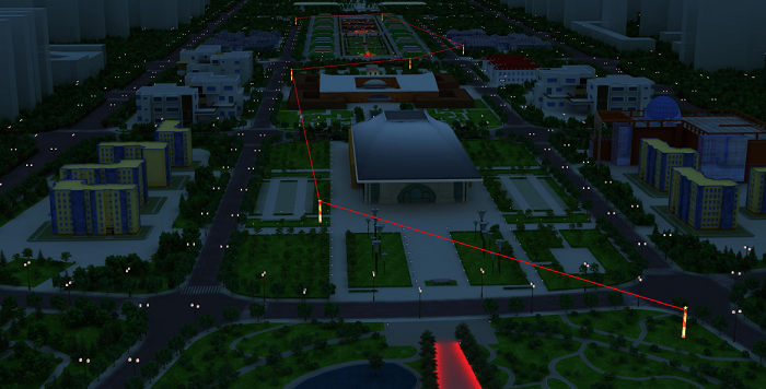 延安中軸線夜景規(guī)劃設(shè)計