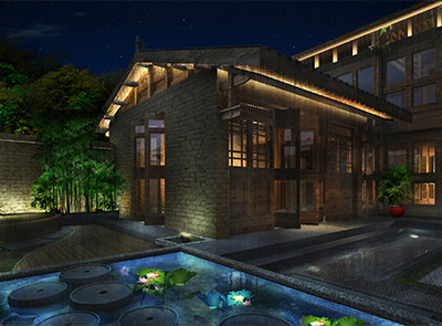 貴州義龍實驗區(qū)三棵樹精品客棧群夜景設(shè)計